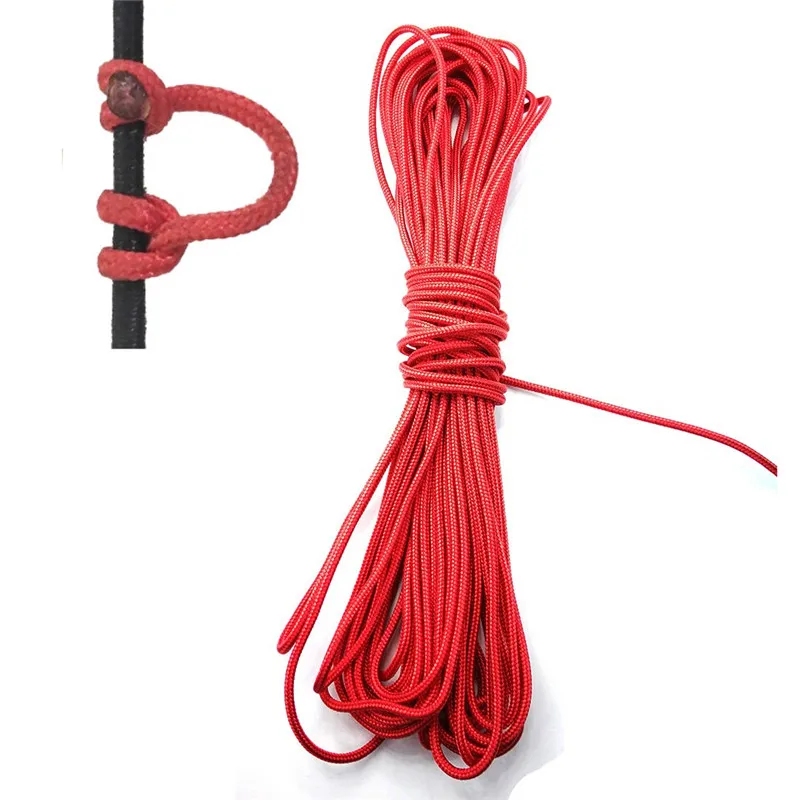 

3ft Archery D Loop Rope DIY Hunting Shooting Compound bow Loop String U Nok Ring Bow String Release Nocking Loop Buckle
