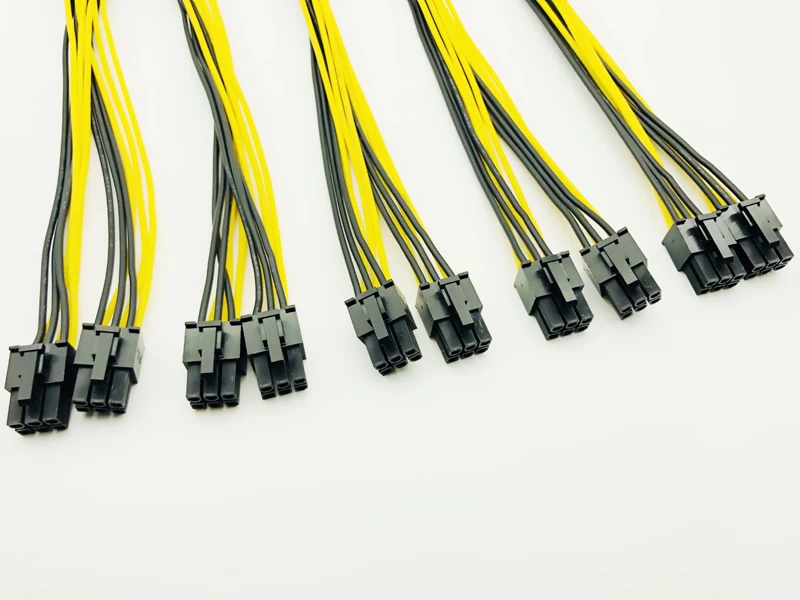 5 шт. 8 контактный к видеокарте двойной PCI E PCIe 6Pin адаптер питания разветвитель