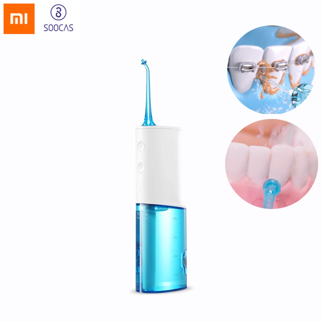 

Xiaomi SOOCAS W3 Oral Irrigator Portable Water Dental Flosser Water Jet Cleaning Tooth Mouthpiece Denture Cleaner Teeth Brush