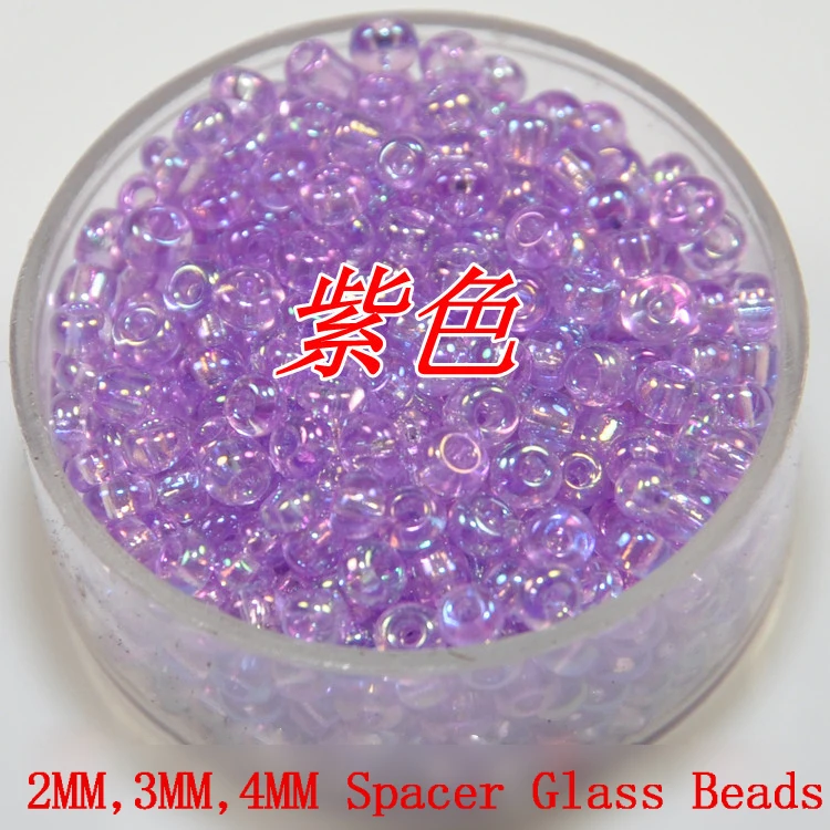 

2MM(2000PCS) 3MM(500PCS) 4MM(200PCS) 16 AB Color Crystal Spacer Glass beads,Czech Seed Beads For Jewelry making DIY