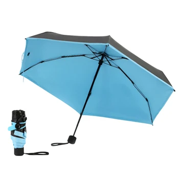 

Mini Pocket Folding Reverse Umbrella Double Layer Inverted Windproof Sunny and Rainy Car Umbrellas For Women