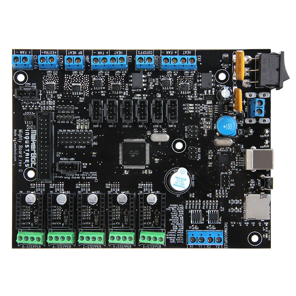 Geeetech New Open Source 3D Printer Control Board MightyBoard Rev G Atmega1280 as The Master Control