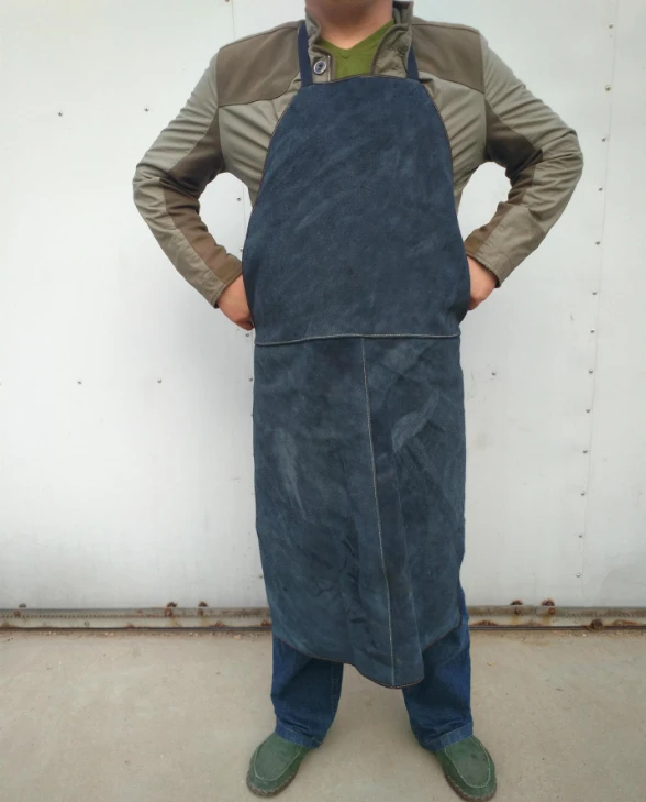 جديد وصول FGHGF معدات لحام لحام الحرارة العزل حماية جلد البقر ساحة 60x90 سنتيمتر مكان العمل سلامة الملابس