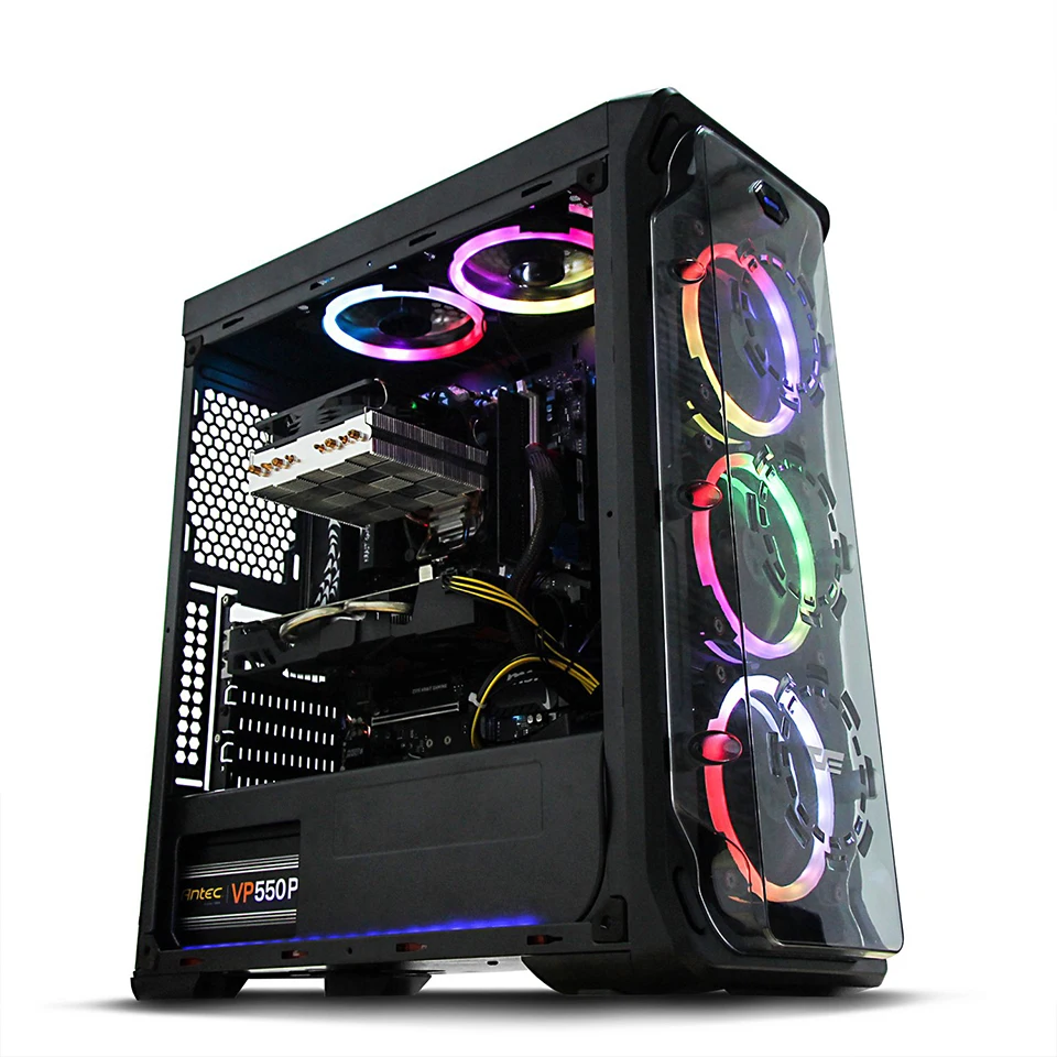 Darkflash DR12 pro aura синхронизирующий компьютер чехол охлаждающий вентилятор 120mm ИК