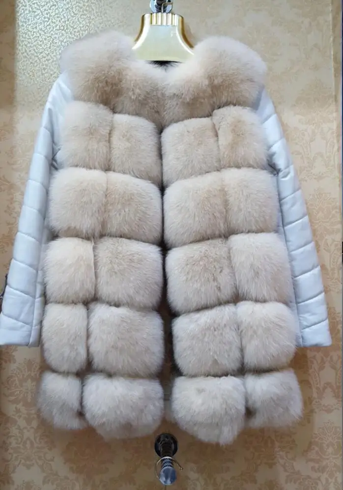 The fox fur women luxury fox long part mainly suitable for new vest coat jacket dress