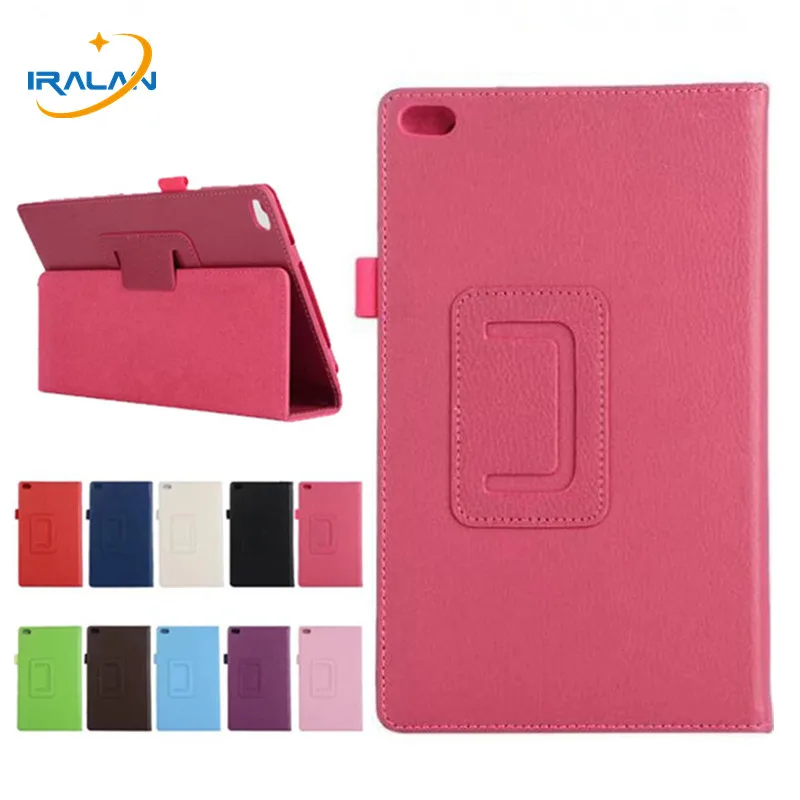 

PU Leather Litchi pattern Case for Lenovo TAB 4 8 8504 TB-8504F/N 2-Fold Folio Stand Tablets PC Protective Cover+Free shipping