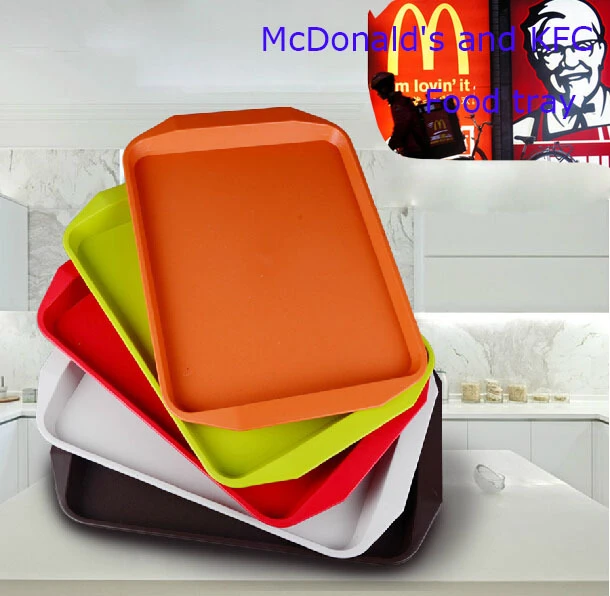 10 Years Life McDonald's and KFC Durable Plastic Tray For Food, Fruit ...