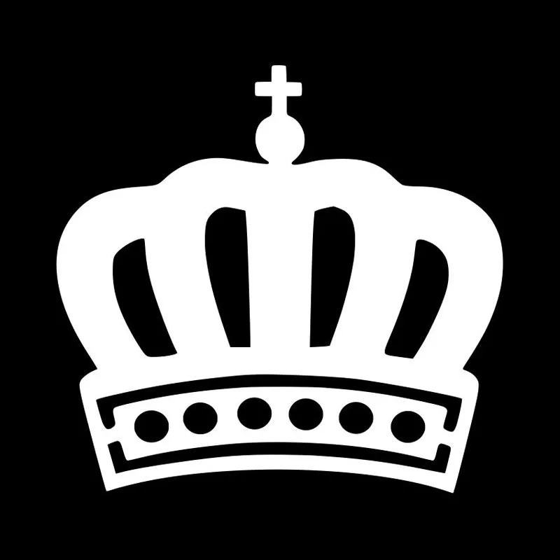 Yjzt 12.7cm*12.2cm Queen Crown Vinyl Decal Car Sticker Art Black/silver  C13-0001 - Car Stickers - AliExpress