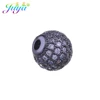 Wholesale 8mm 10mm 6pcs/lot Paved Rhinestone Metal Hole Ball Beads Accessories For Women Beads Bracelets Earrings DIY Making ► Photo 3/6