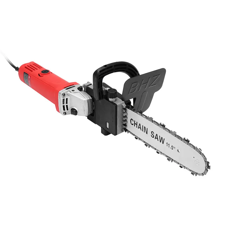 Goede Jimbon Upgrade 11.5 inch Kettingzaag Beugel Veranderen 100 Haakse Slijper In M10 Kettingzaag Houtbewerking Power Tool Elektrische Zaag