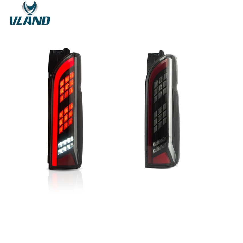 

New style Auto Car Hiace Rear Light from VLAND Factory for Toyota Hiace Taillights for 2005-2018 With Signal +DRL+Reverse+Brake