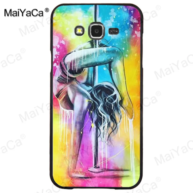 Роскошный Гибридный чехол для телефона MaiYaCa Pole dance dancing Fitness samsung j7 j8 j4 j6 j2pro a9 a8 a6