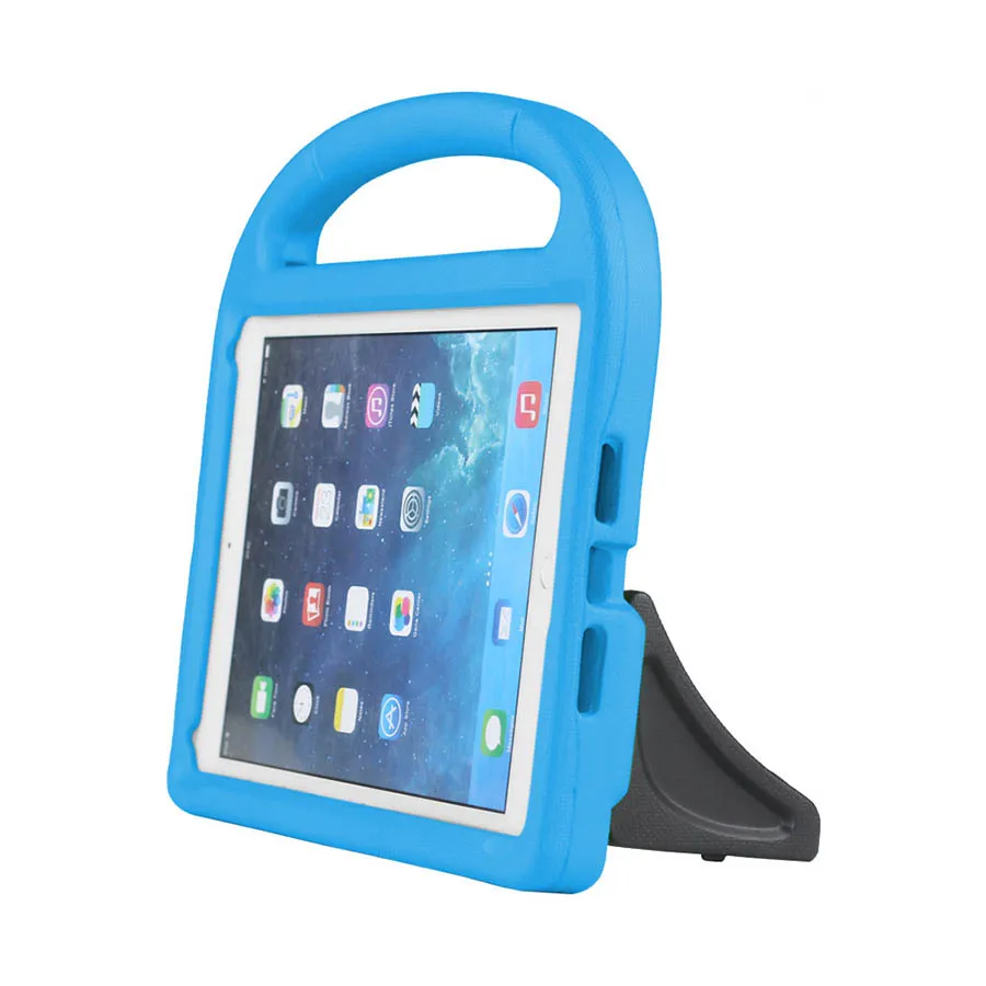 Kids Shockproof Case For New iPad 9.7 2017 2018 Pro 9.7 inch Air 2 Air 1 Children Safe EVA Protective Case Tablet Stand Cover (65)
