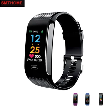 

Smart Bracelet CK18S Continue Real-time Heart Rate Sleep Monitor Pedometer Sport Activity Tracking Smart Band 0.96" Color Screen