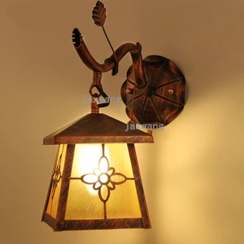

Europe Iron Loft Wall Lamp Vintage Bedroom Bedside Retro LED Wall Lights Lighting Interior Corridor Decor Sconce Lamps Fixtures