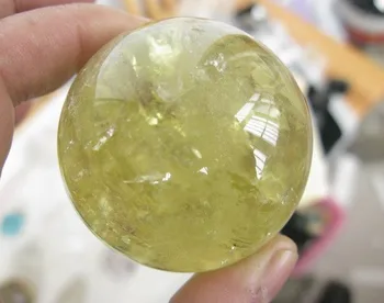 

Large Natural Citrine Quartz Ball 2.04 Inch Crystal Sphere Orb Reiki