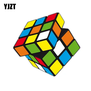 

YJZT 14.6CM*13.9CM High Quality Magic Speed Puzzle PVC Motorcycle Car Sticker 11-00390
