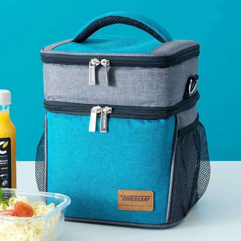 Новая модная изолированная сумка для обеда, термическая сумка для еды, вместительная Повседневная сумка для пикника, Ланч-бокс для женщин и детей, хорошее качество
