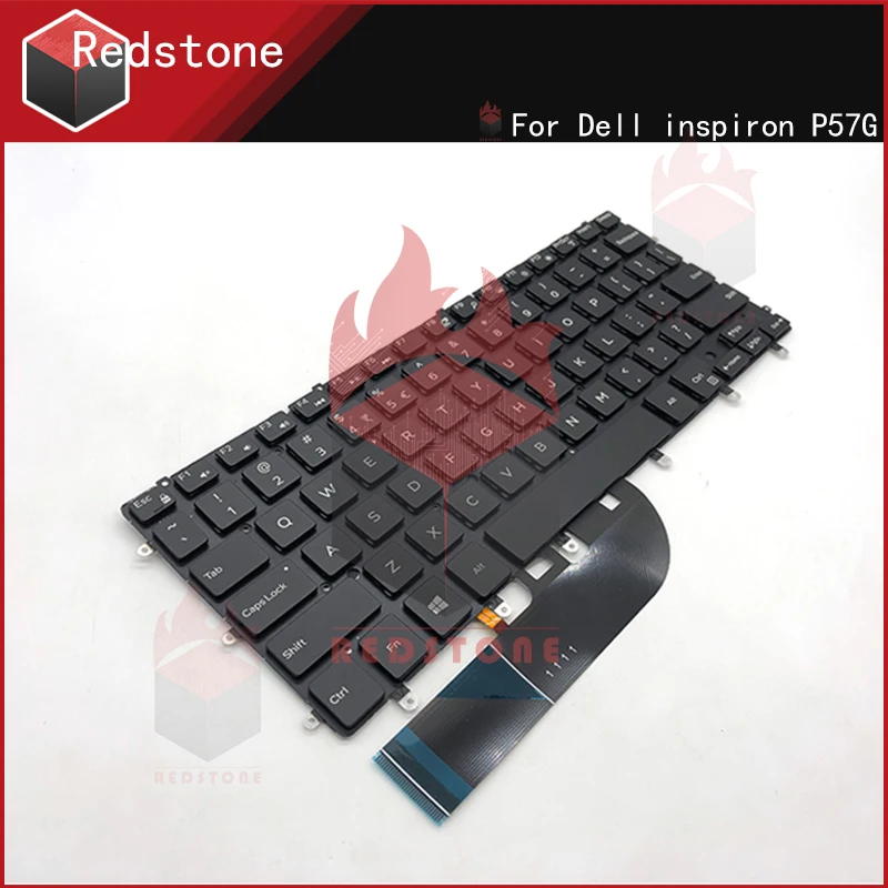 

Redstone Full New laptop keyboard for Dell Inspiron P57G P57G001 P41F P41F001 7558 7568 backlit keyboard US