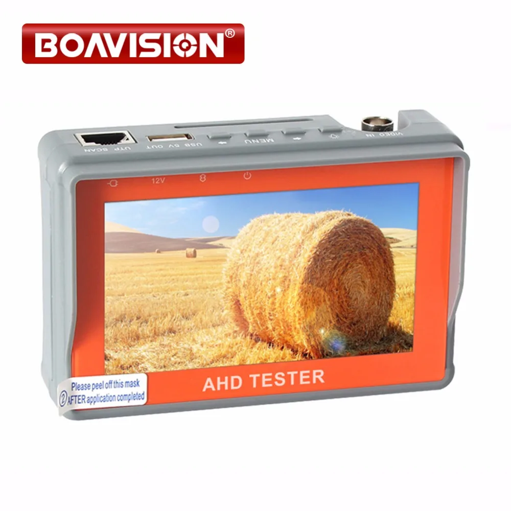 

Two In One 1080P 720P AHD TESTER Surveillance Security CCTV CAMERA TESTER 4.3 inch TFT LCD MONITOR COLOR With Network Cable Test