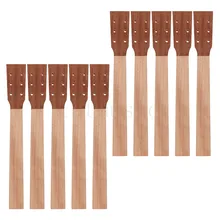 Acoustic Guitar Neck for Guitar Parts Replacement Luthier Repair Diy Unfinished Sapele Head Veneer Pack of 10