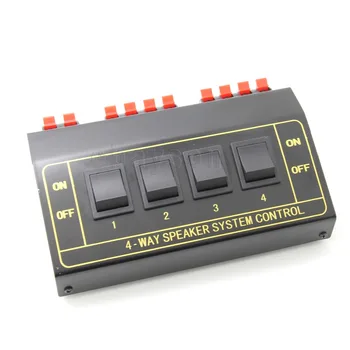 

4-Way Stereo Speaker Selector 200 Watt Rating