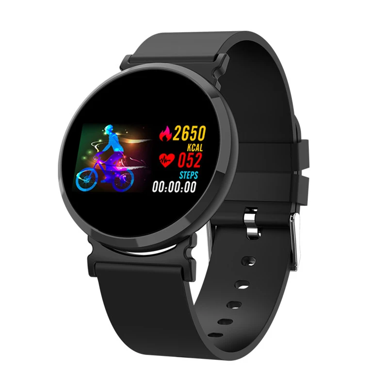 Умные часы мужские Bluetooth Relogio цифровые Clook умные часы Feminino женские наручные часы для Apple Android reloj inteligente mujer - Цвет: black