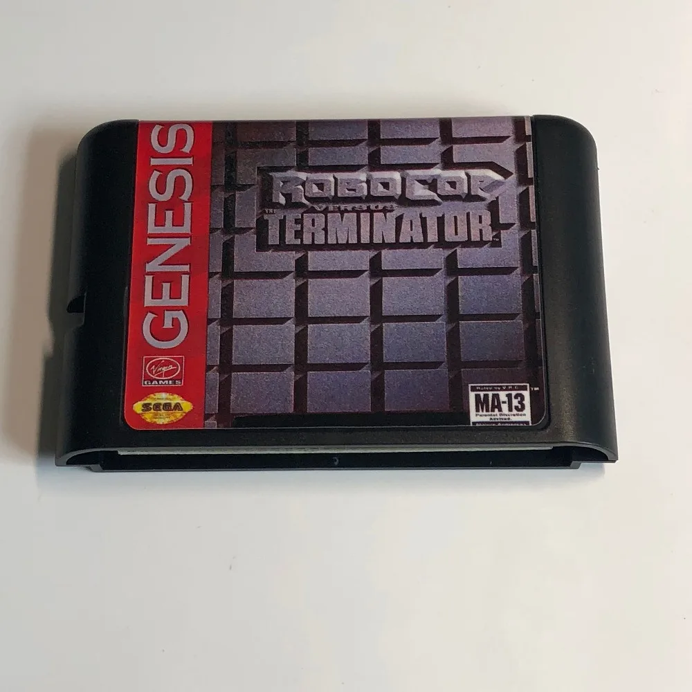 

Robocop Versus Terminator 16 bit MD Game Card For Sega Mega Drive For Genesis