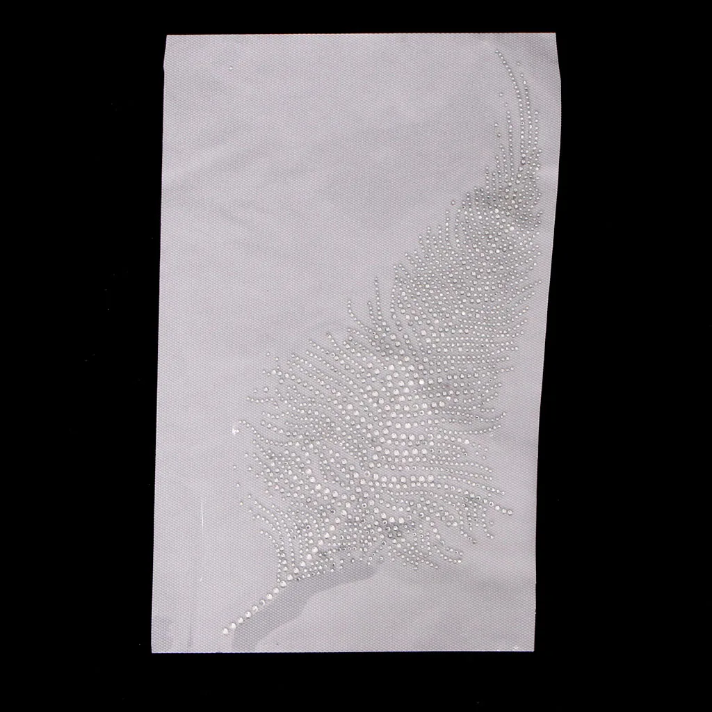 Glitter Rhinestone Iron On Transfer Hot Fix T-shirt Motif DIY  Decor