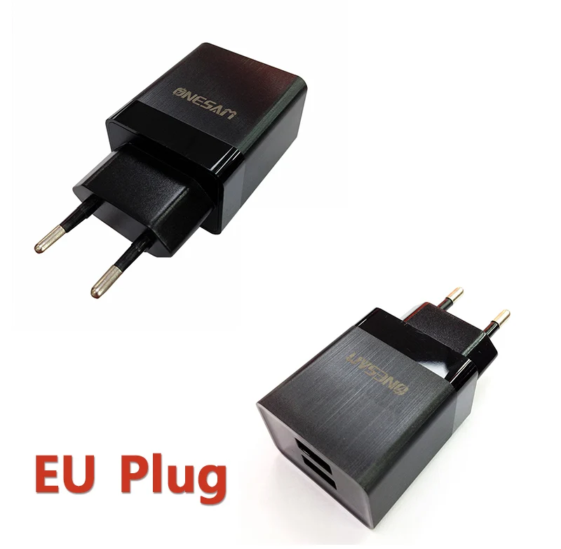 -US EU plug Dual USB Quick charge 1-2-EU