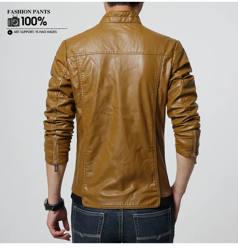 LONMMY M-6XL кожаная куртка мужская одежда Slim fit Мужские кожаные куртки и пальто jaqueta moto Весна замша саржа