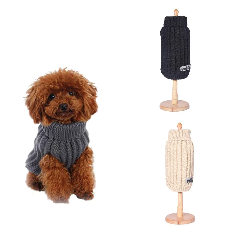 1Pcs Small Dog Clothes Chihuahua Pet Dogs Cat Knitwear Dog Sweater Puppy Warm Coat Cheap ...