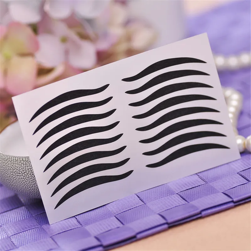 

1/2/5/10/20 lot 8 Pairs/Lot Double Black Eyeliner Sticker Eyelid Sticker Cat's Eyes Liner Tattoo Invisible Makeup Cosmetic Tools