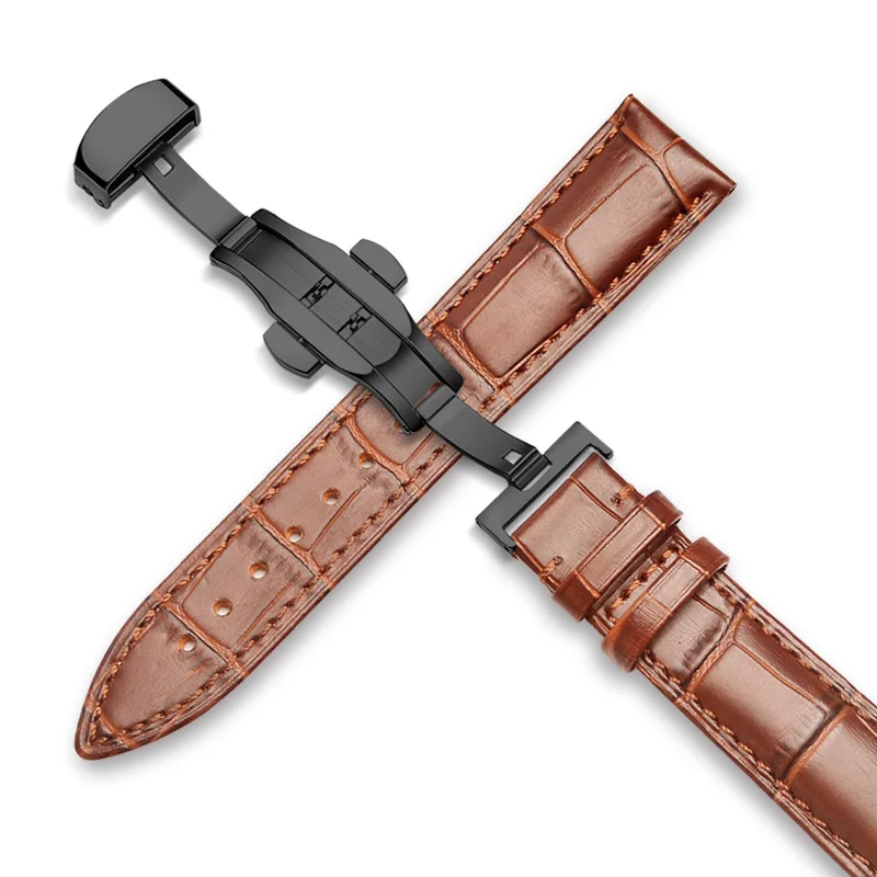 Ремешок для часов Tissot Seiko из натуральной телячьей кожи брендовый браслет с