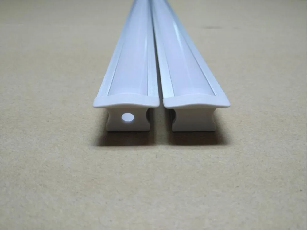 Высокое качество Алюминий профиль+ молочно-белый/прозрачная крышка+ Заглушки для светодиодный полосы 2 meters/pcs 50 м/лот