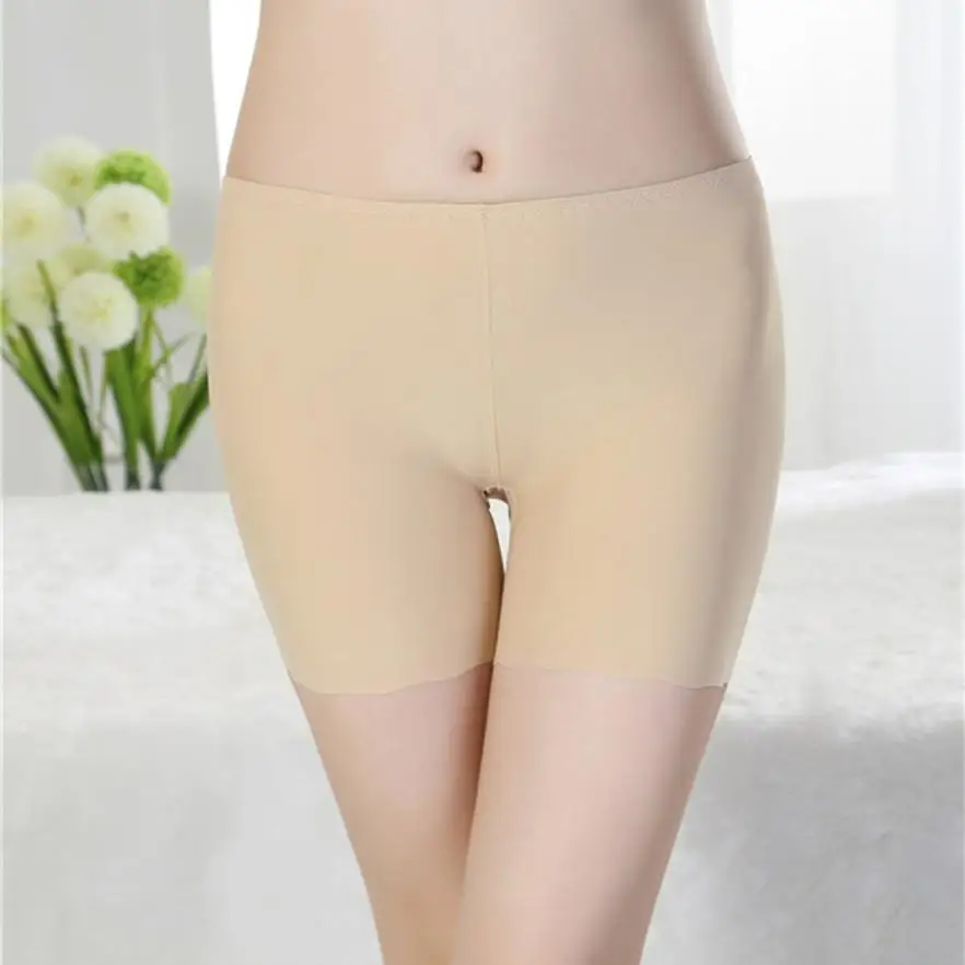 CHAMSGEND Women Lace Silk Three Point Safety Pants Anti Emptied Underpants Drop Shipping 1F24in