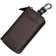 Чехол-кошелек из искусственной кожи для мужчин и женщин с отделением для ключей