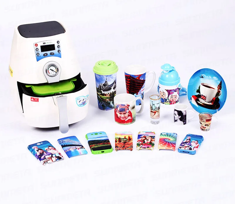 B Version Mini 3D Vacuum Sublimation Phone Case Mug Plate Transfer Package