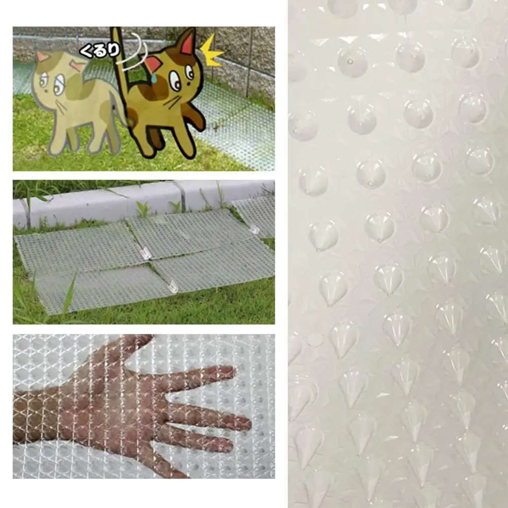 

5Pcs/Set Environmental Gardening Plastic Anti-Cat Thorn Cat And Dog Mosquito Repellent Pad Plastic Nail Garden Supplies