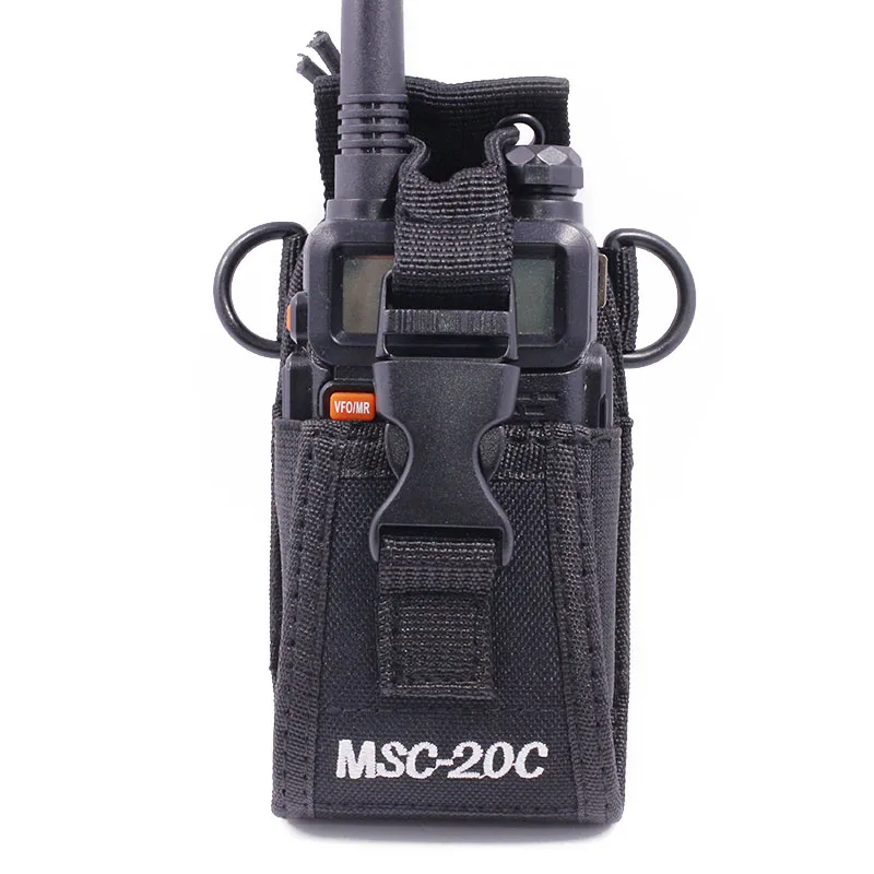 Abbree MSC-20C Многофункциональный двухсторонний держатель для Радио Чехол Yaesu Icom Motorola