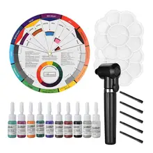 Тату набор электрическая машинка для татуировок смеситель для чернил смеситель для пигментов принадлежности для тату-машинки татуировки аксессуары; черный цвет; Комплект для упражнений