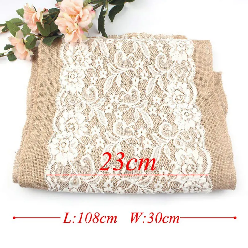burlap runners (2)