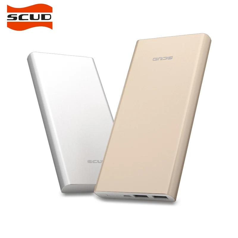 

SCUD Power Bank 15000mah External Battery Portable Mobile Fast Charger Dual USB PowerbankM105 PLUS polymer cell for mobile phone