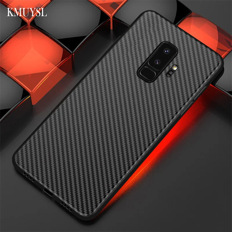 

Carbon Fiber Phone Case For Samsung Galaxy A7 A9 A6 A8 J8 J6 J4 2018 A3 A5 2017 Note 9 S10e S8 S9 Plus S7 Edge Soft Cover Coque