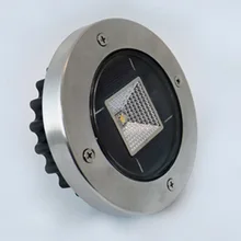 Водонепроницаемый светодиодный освещение для лужайки на солнечной батарее на открытом воздухе на солнечных батареях углубленная в землю свет садовый Декор Светильник путь света наземный светильник