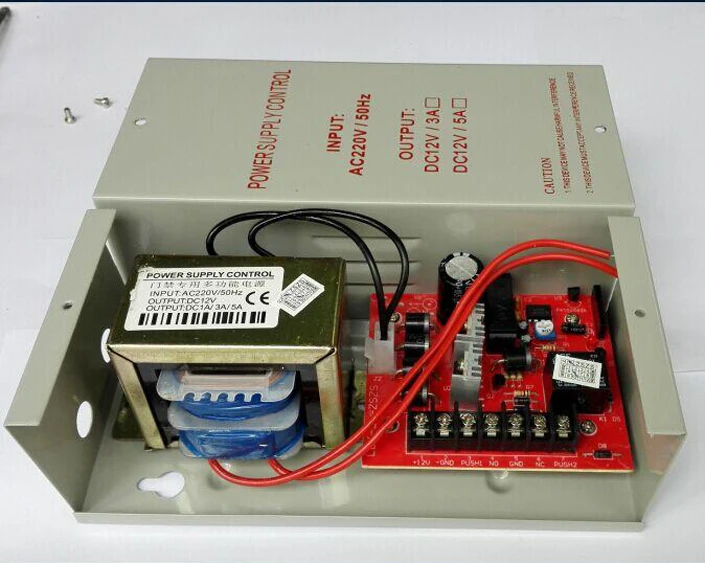 DC 12 В 3A 5A источник питания резервный для входного охранника здания домофон управление Лер время задержки Электрический замок управления