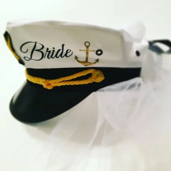 Personalize Nautical Sailor Hat 