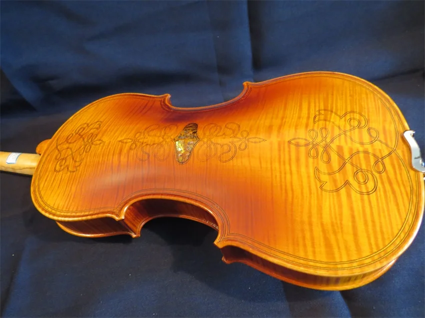 

Strad Style SONG Brand meastro inlay shell /double strip violin 4/4 #11726