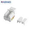 Cat6 Keystone Jack RJ45 módulo Keystone conector UTP CAT5e Cat6 adaptador de conectores de red panel de conexiones vacío placa de pared ► Foto 1/5