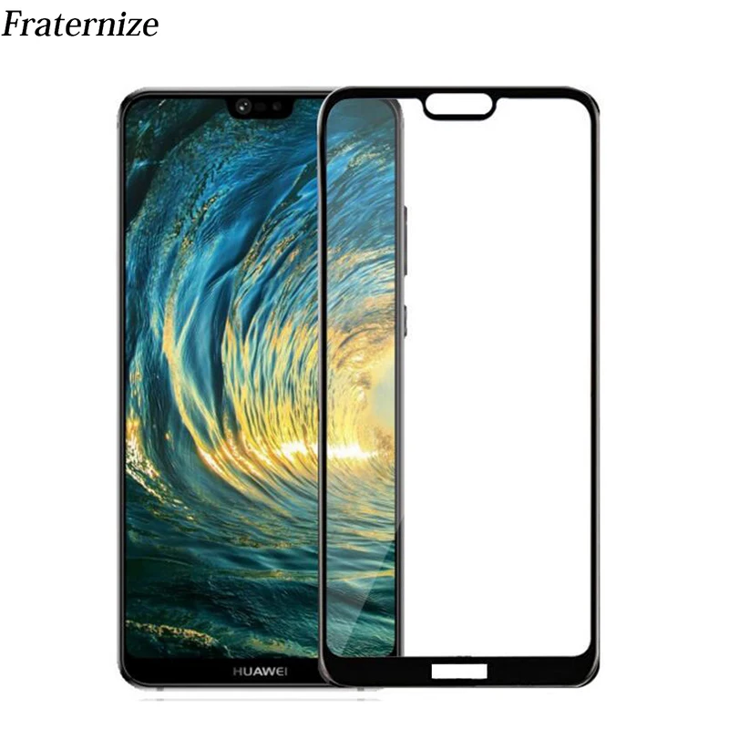 Полное покрытие экрана Защитная пленка из закаленного стекла для Huawei P20 Lite Pro Nova 3E